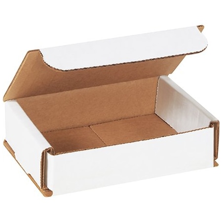 Box Packaging Corrugated Mailers, 4L x 3W x 1H, White, PK50 M431